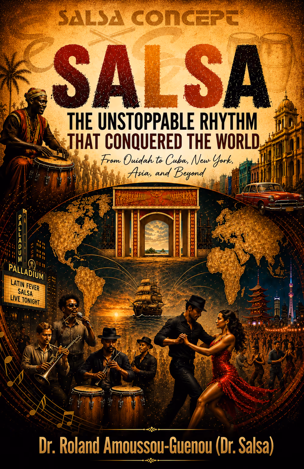 Genesis Cover #1 digital collectible artwork from the SALSA CONCEPT® Unstoppable Rhythm series